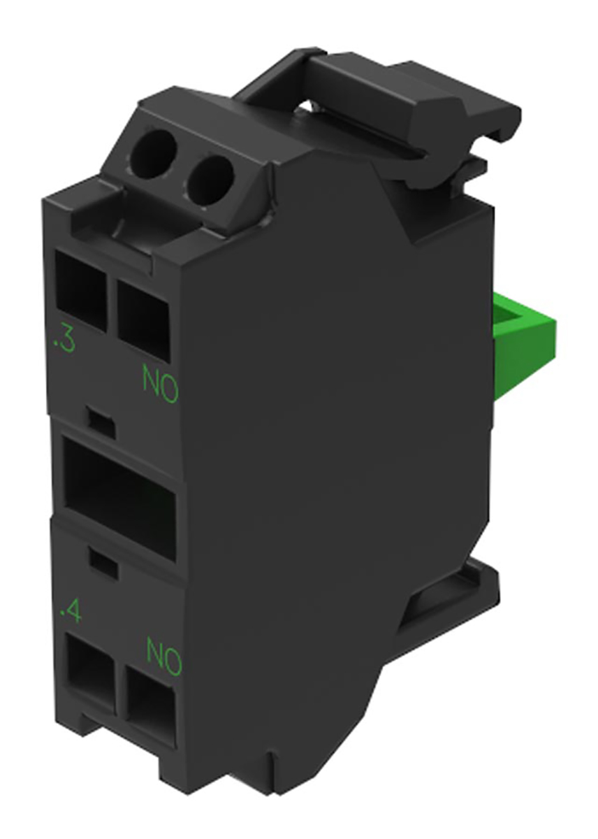 EAO Series 45 Series Contact Block, 5 → 500V, 1NO
