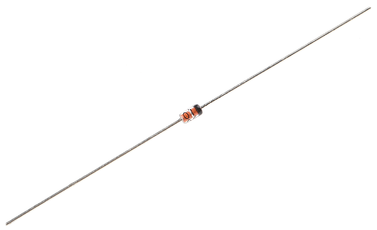 onsemi, 10V Zener Diode 5% 500 mW Through Hole 2-Pin DO-35