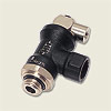 Legris 7881 Series Threaded Fitting, G 3/8 Female Inlet Port x G 3/8 Male Outlet Port