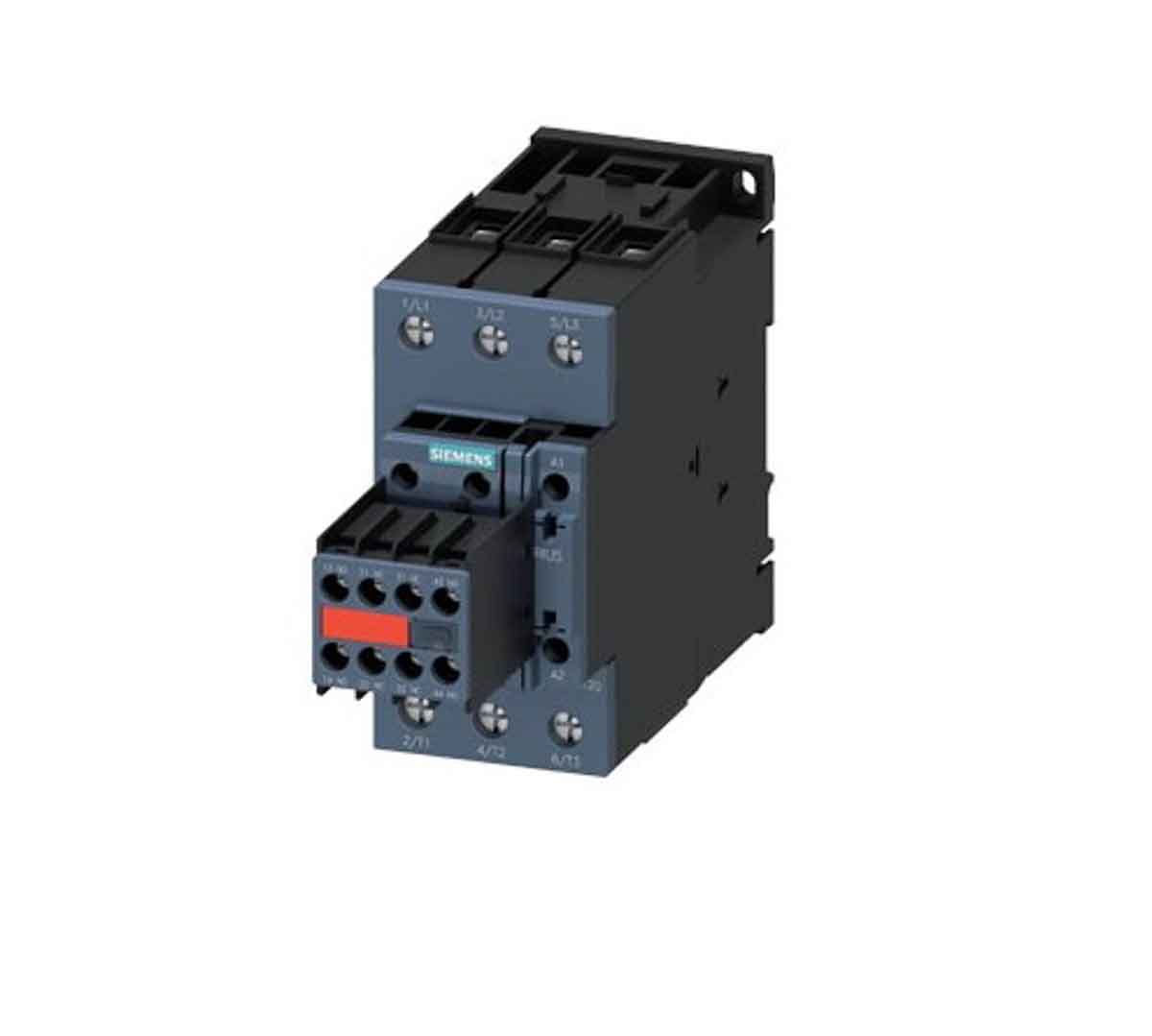 Siemens SIRIUS 3RT Size S2, 3RT2 Contactor, 24 V dc Coil, 3-Pole, 65 A, 30 kW, 2NO + 2NC