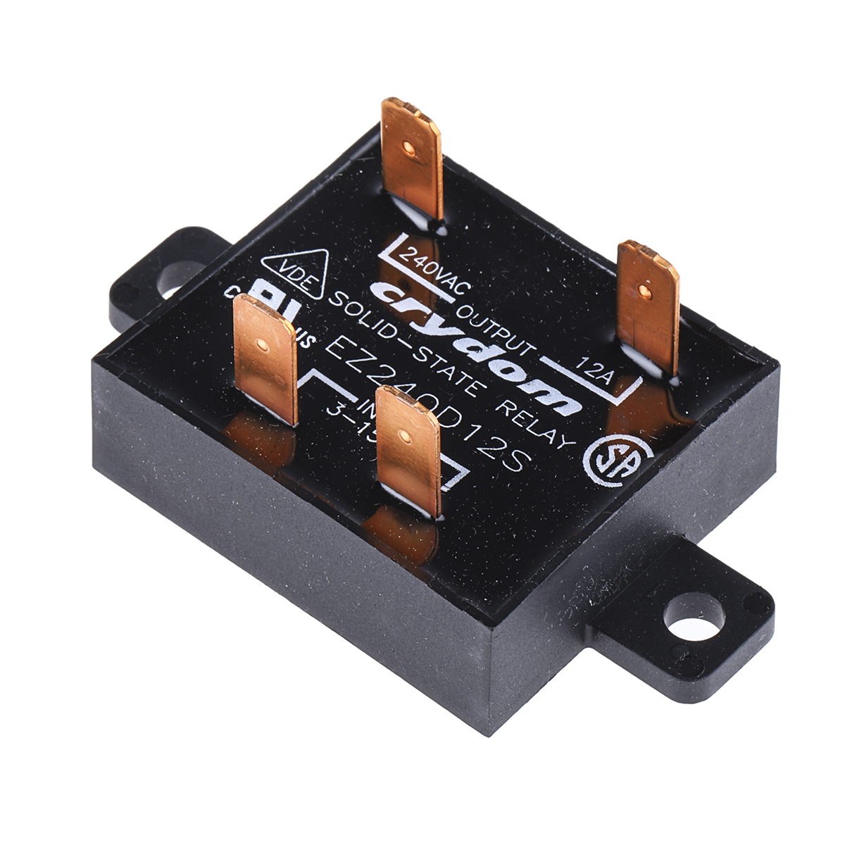 Sensata Crydom EZ Series Solid State Relay, 12 A rms Load, Panel Mount, 280 V Load, 15 V dc Control