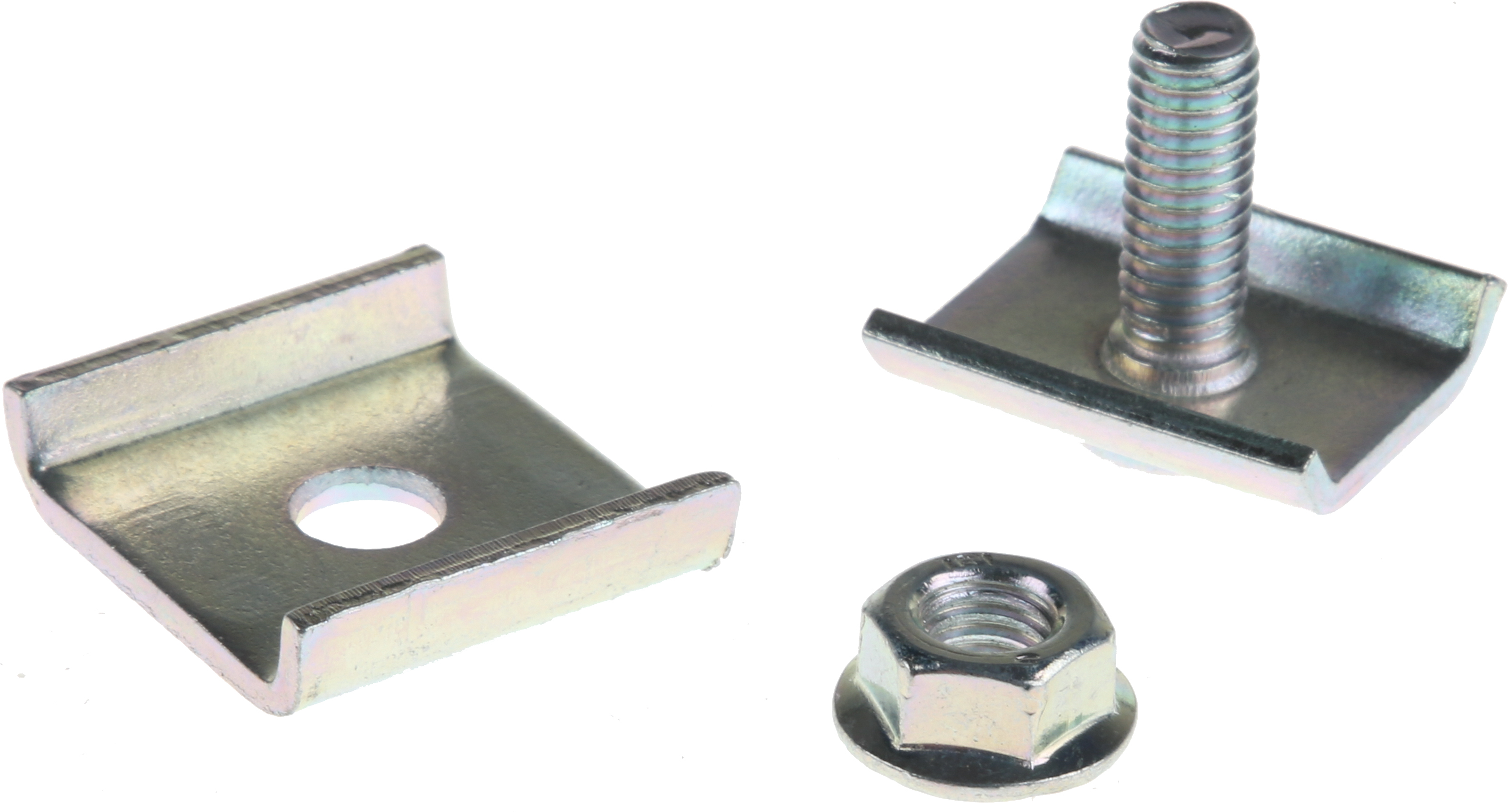 RS PRO Multipurpose Coupler Electrogalvanised steel Cable Tray Accessory, 22 mm Width, 15mm Depth
