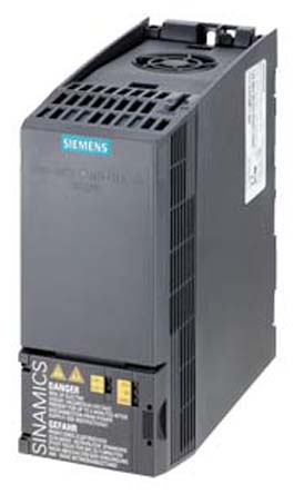 Siemens Inverter Drive, 0.55 kW, 3 Phase, 400 V ac, 2.5 A, 2.9 A, SINAMICS G120C Series