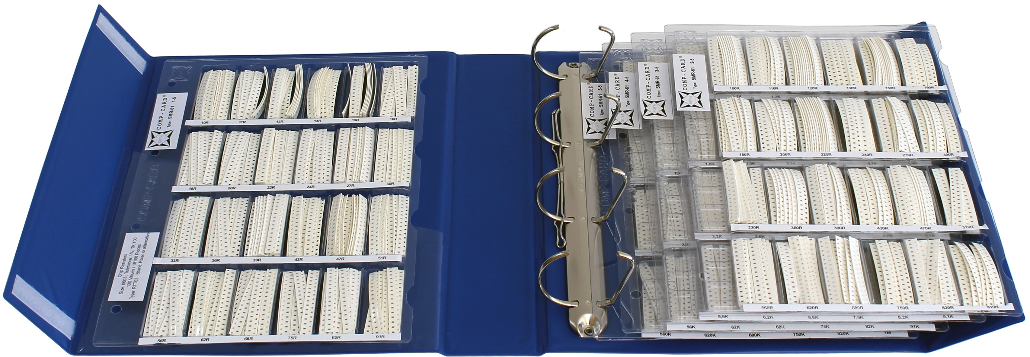 Nova, SMR Thick Film, SMT 120 Resistor Kit, with 19.89 pieces