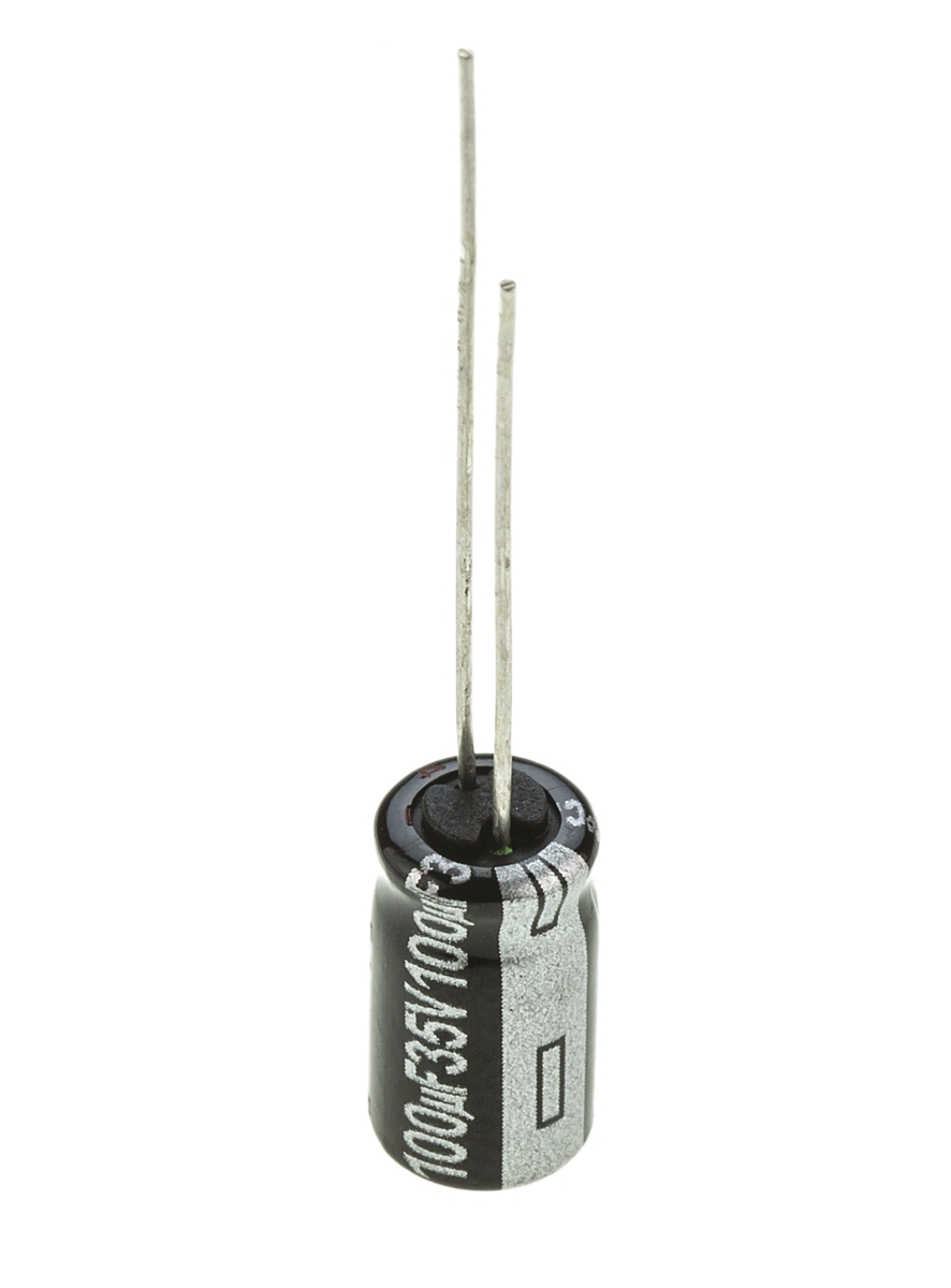 Panasonic 100μF Aluminium Electrolytic Capacitor 35V dc, Radial, Through Hole - ECA1VHG101
