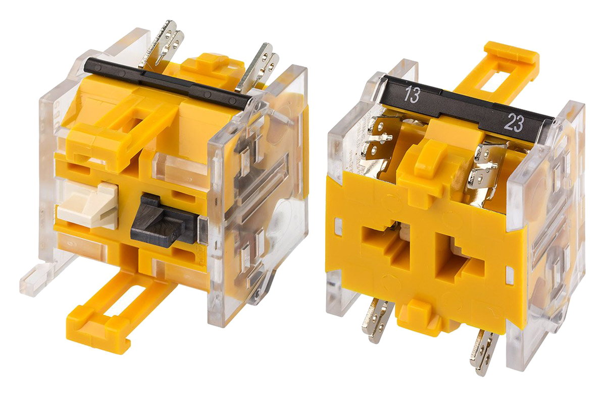 EAO Contact Block for Use with 04 Series, 1NO + 1NC