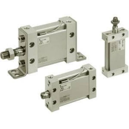 SMC Pneumatic Guided Cylinder - Series MU, 25mm Bore, 150mm Stroke, MU Series, Double Acting