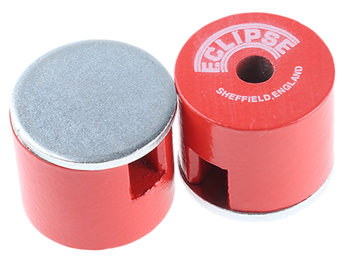 Eclipse Button Magnet 31.8mm Aluminium Alloy, 4.8kg Pull