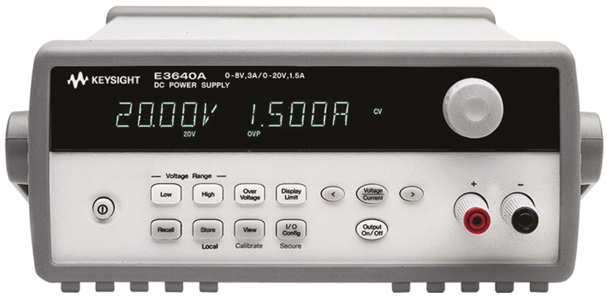 Keysight Technologies E364XA Series Digital Bench Power Supply, 0 → 20V, 1.5A, 1-Output, 30W - UKAS Calibrated