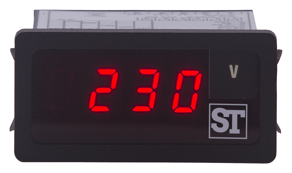 Sifam Tinsley Beta 90 7 Segment Display Digital Panel Multi-Function Meter for Voltage, 22.2mm x 48mm