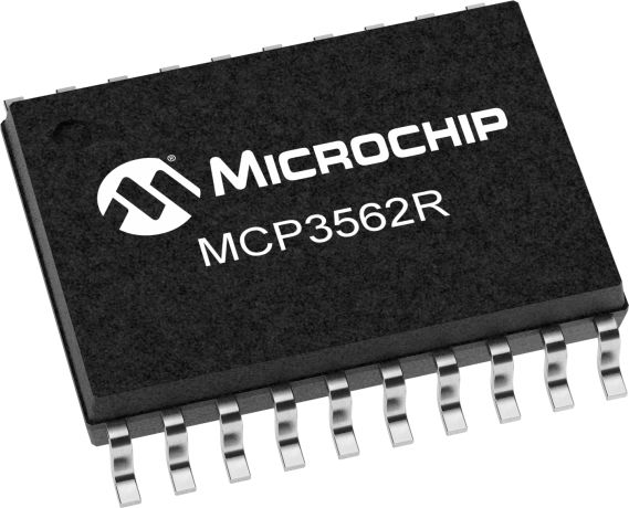 Microchip, Dual 24 bit- ADC 153.6ksps, 20-Pin TSSOP