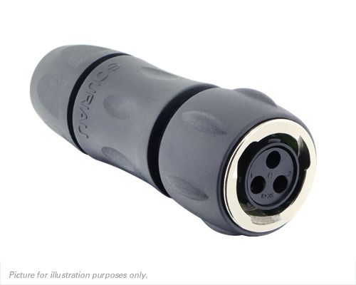 Souriau Sunbank by Eaton Circular Connector, 3 Contacts, Cable, Standard Connector, Plug, Female, IP68, IP69K, UTGX