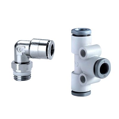 Camozzi Fitting, Elbow Threaded Elbow, Male R 1/4in to Female G 1/4in