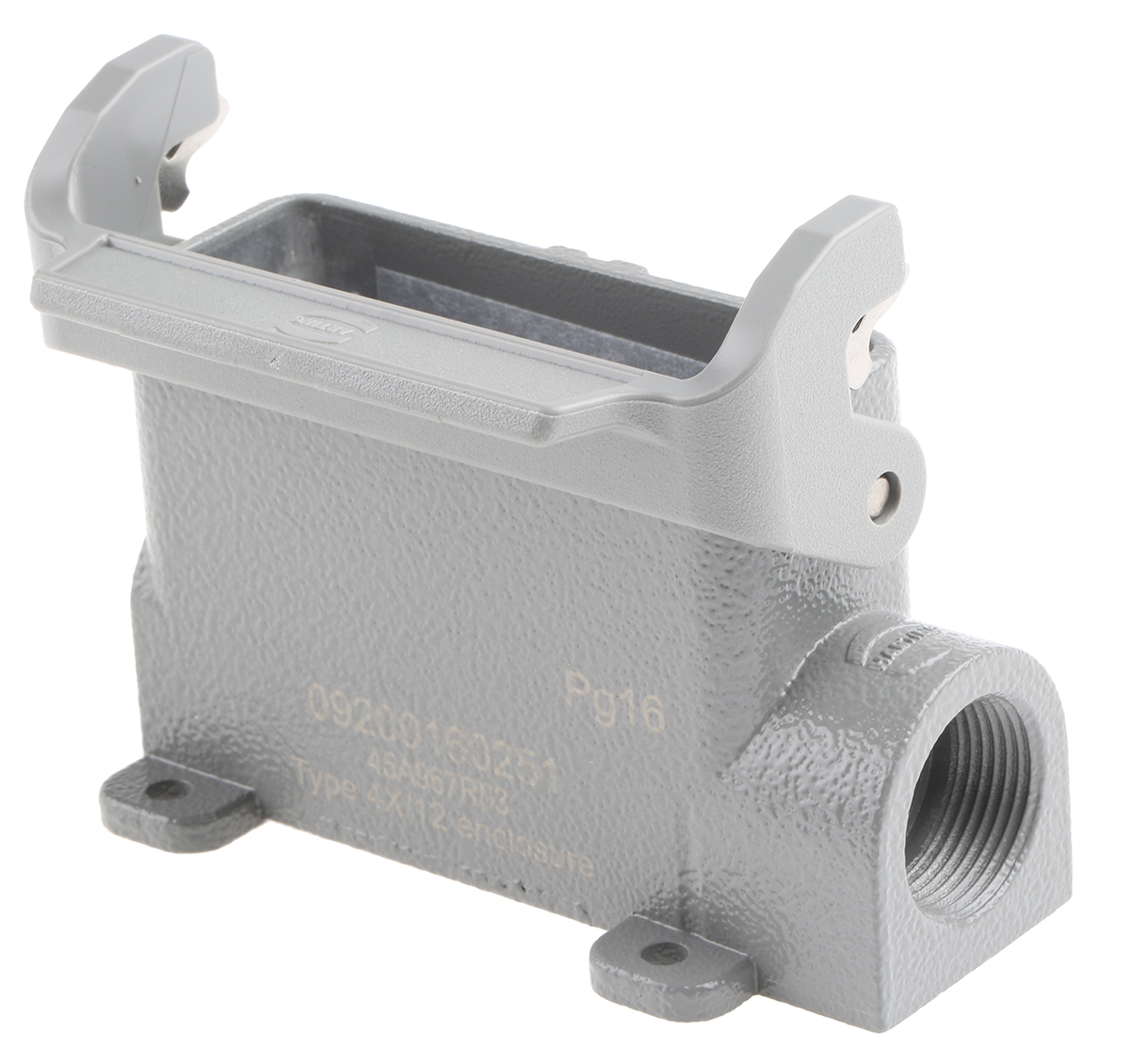 HARTING Han A Heavy Duty Power Connector Housing, PG16 Thread, Straight Harting Han Range