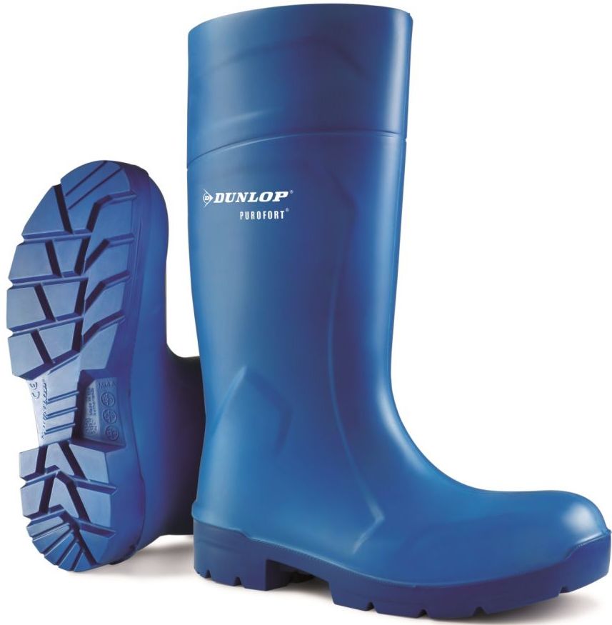 Dunlop Blue Steel Toe Capped Unisex Safety Wellingtons, EU 43