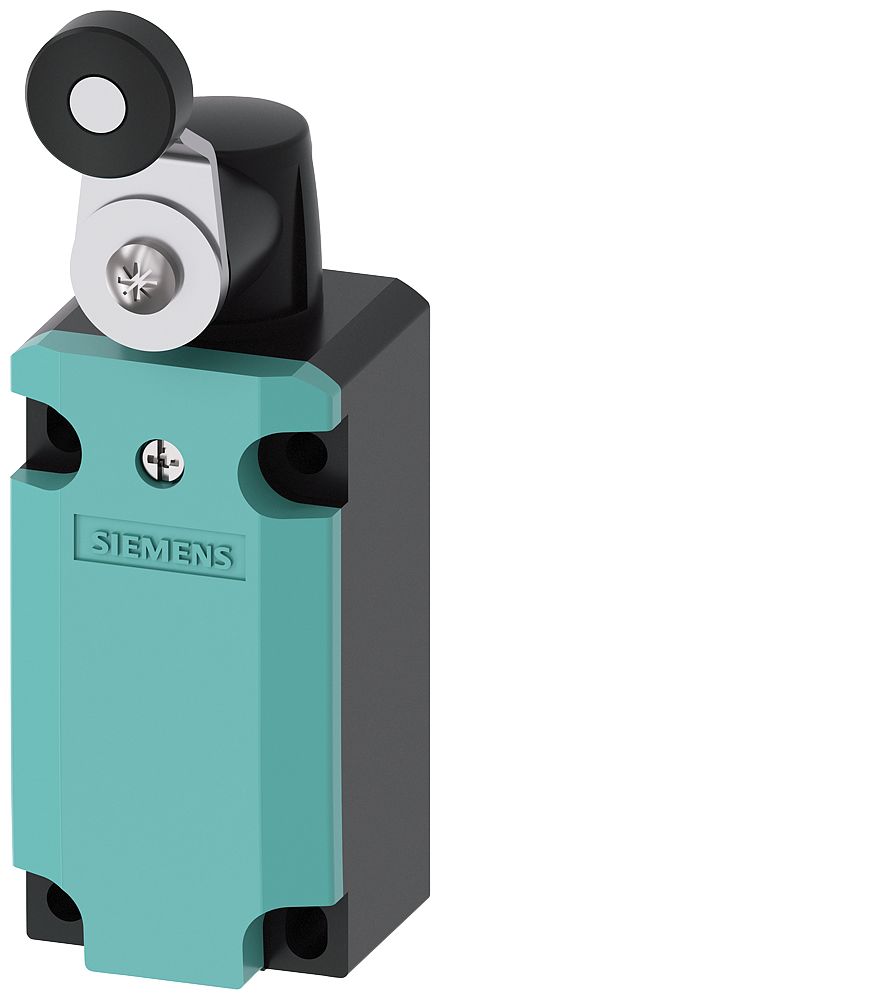 Siemens 3SE5 Series Roller Lever Limit Switch, 2NO/1NC, IP66, IP67, Plastic Housing, 250V ac Max, 4A Max