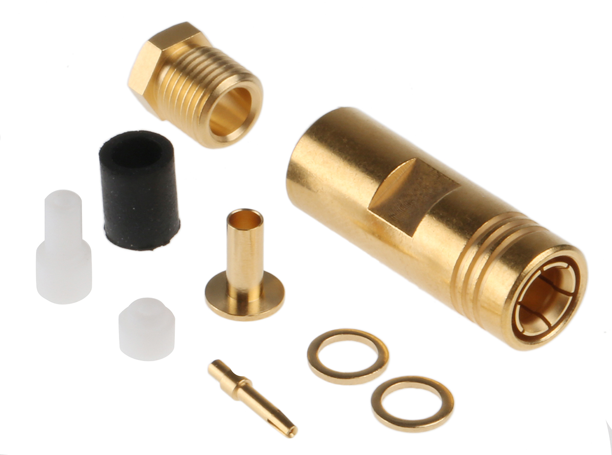 Radiall, Plug Cable Mount SMB Connector, 50Ω, Clamp Termination, Straight Body