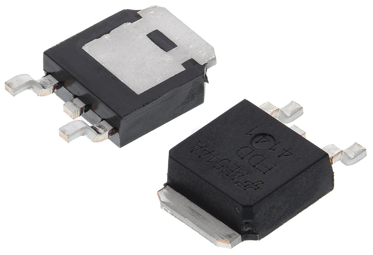 onsemi PowerTrench Type P-Channel PowerTrench MOSFET, 50 A, 40 V Enhancement, 3-Pin TO-252 FDD4141