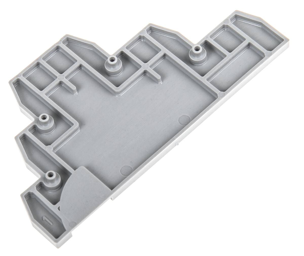 Entrelec FED Series End Cover for Use with DIN Rail Terminal Blocks