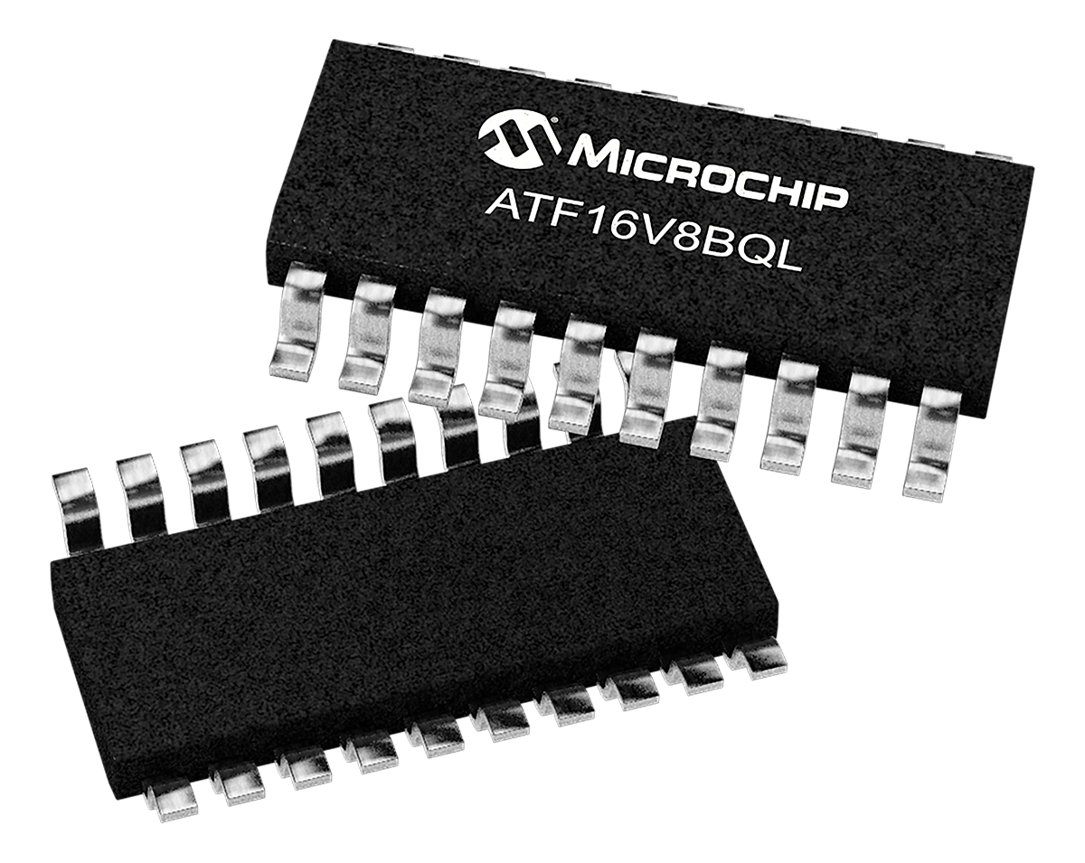 Microchip ATF16V8BQL-15XU, SPLD Simple Programmable Logic Device ATF16V8B 150 Gates, 8 Macro Cells, 8 I/O, 62MHz 15ns