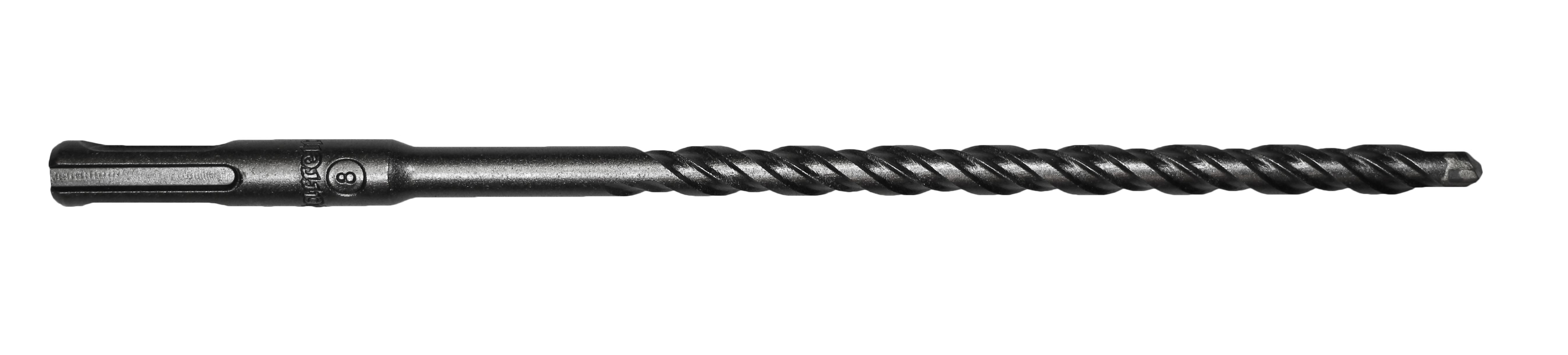 Starrett SDS Plus Series Carbide Tipped SDS Plus Drill Bit, 8mm Diameter, 210 mm Overall