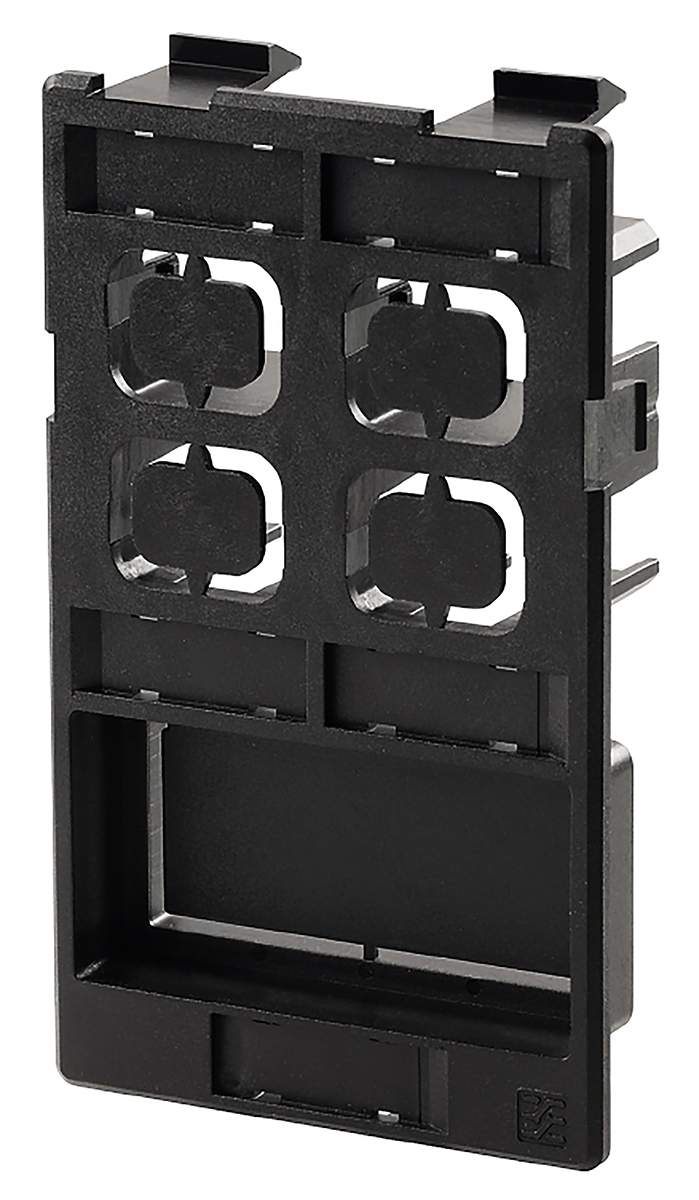 Weidmuller Black Polycarbonate Mounting Frame
