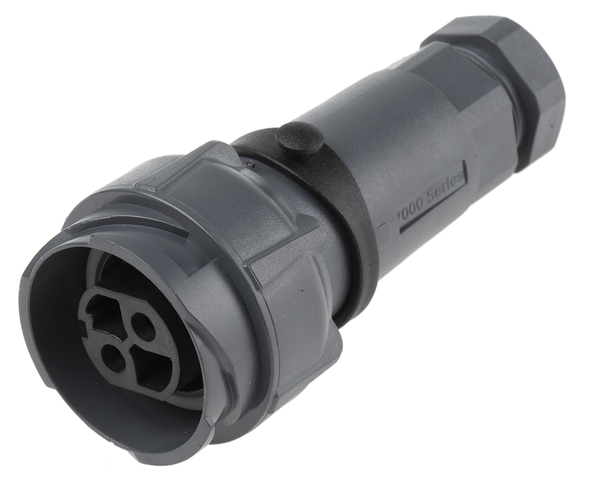 Bulgin Circular Connector, 2 Contacts, Cable, Standard Connector, Socket, Female, IP66, IP68, IP69K, Buccaneer 7000