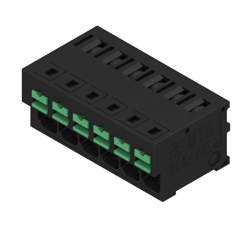Weidmüller OMNIMATE4.0 Series PCB Terminal, 6-Contact, 5mm Pitch, PCB Mount, 1-Row, Snap In Termination