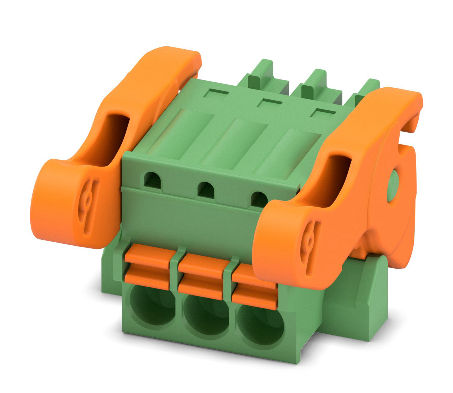 Phoenix Contact, 3.5mm Pitch, FK-MCP 1.5/3-ST-3.5-LR, 3 Way, , Pluggable Terminal Block, Plug, Cable Mount, Spring Cage