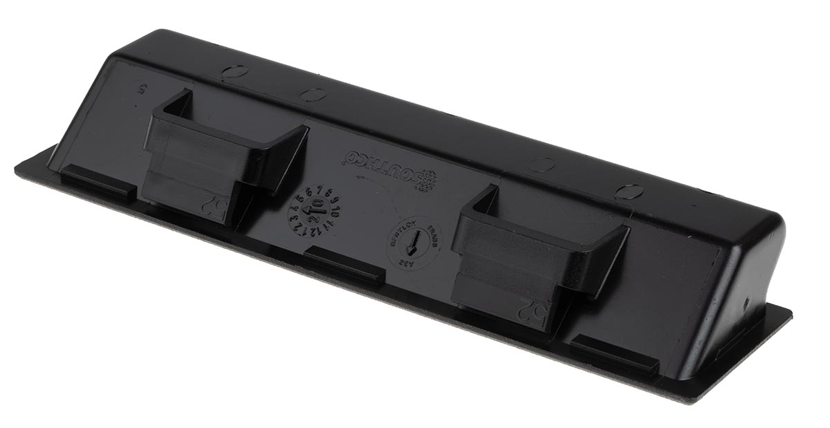 Southco Black Plastic Handle 17 mm Height, 35.8mm Width, 127.3mm Length