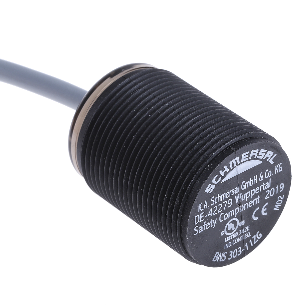 Schmersal BNS303 Series Magnetic Non-Contact Safety Switch, 24V dc, Plastic Housing, NO/NC, Cable