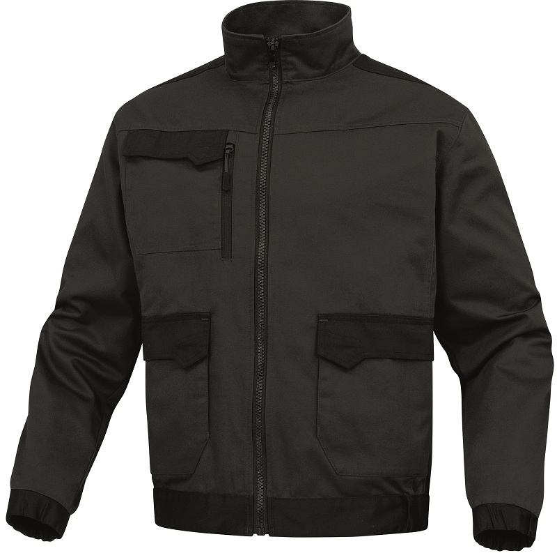 Delta Plus M2VE3 Black/Green/White/Yellow Work Jacket, 4XL