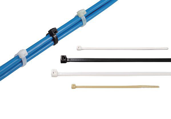 HellermannTyton Cable Tie, , 530mm x 8.9 mm, Black, Pk-25