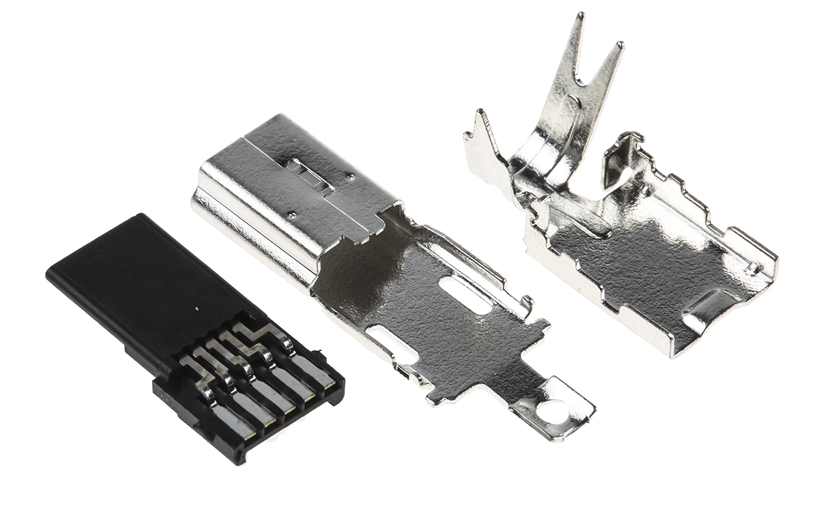 Hirose Straight, Cable Mount, Plug Type B 2.0 USB Connector