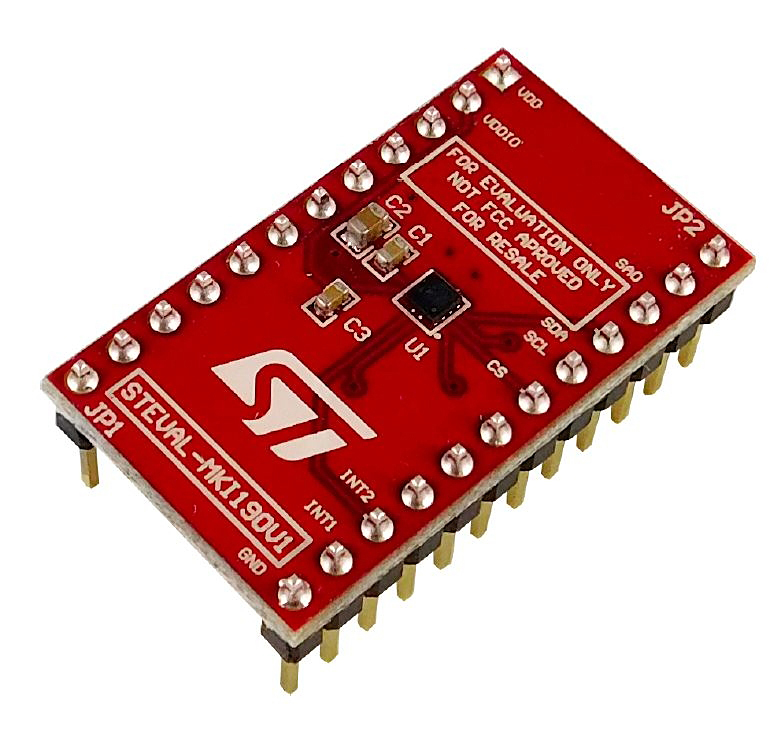 STMicroelectronics LIS2DTW12 Adapter Board for a Standard DIL 24 Socket for LIS2DTW12 STEVAL-MKI109V3 motherboard