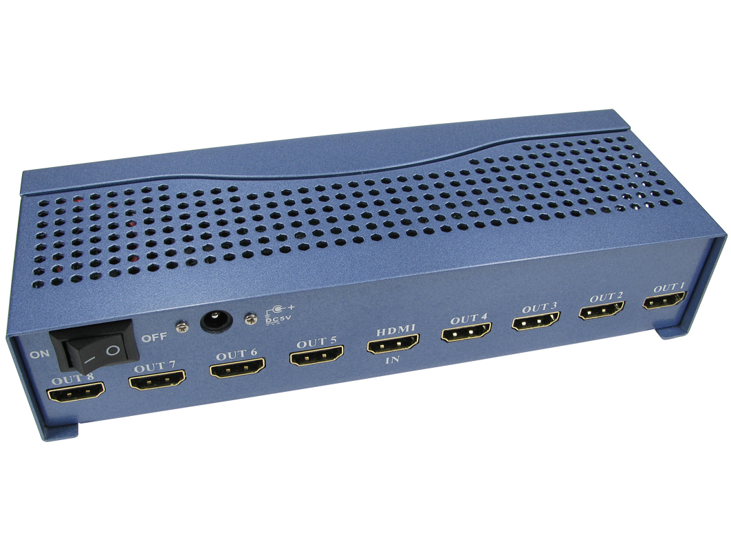 NewLink 8 Port 1 Input 8 Output HDMI Splitter 4000