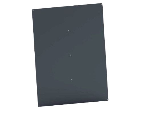 HellermannTyton PBM Series Metal Mounting Plate, 262 x 198 x 2mm
