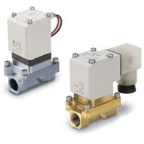SMC 2 Port Solenoid Valve for Water Pneumatic Solenoid Valve - Solenoid G 1/4 VXZ Series
