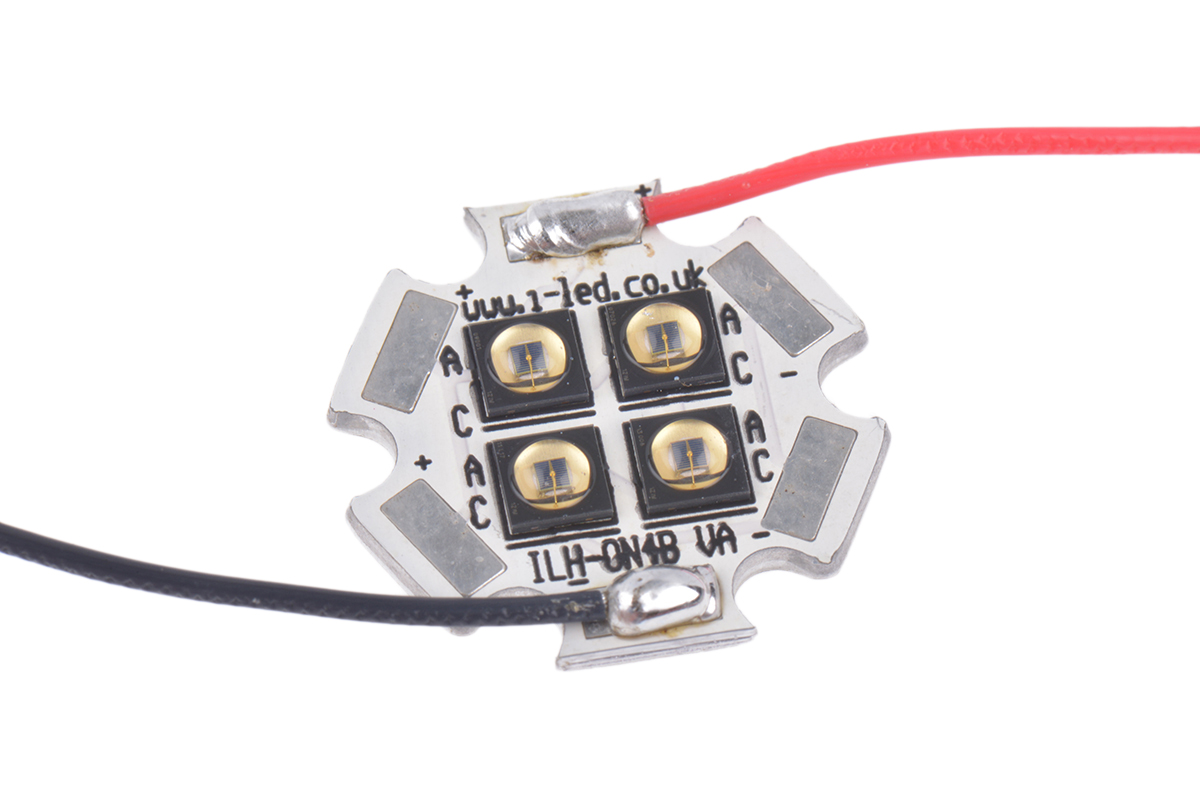 ILH-IW04-94SL-SC211-WIR200. ILS, OSLON Black PowerStar 940nm IR LED Array, PCB SMD package