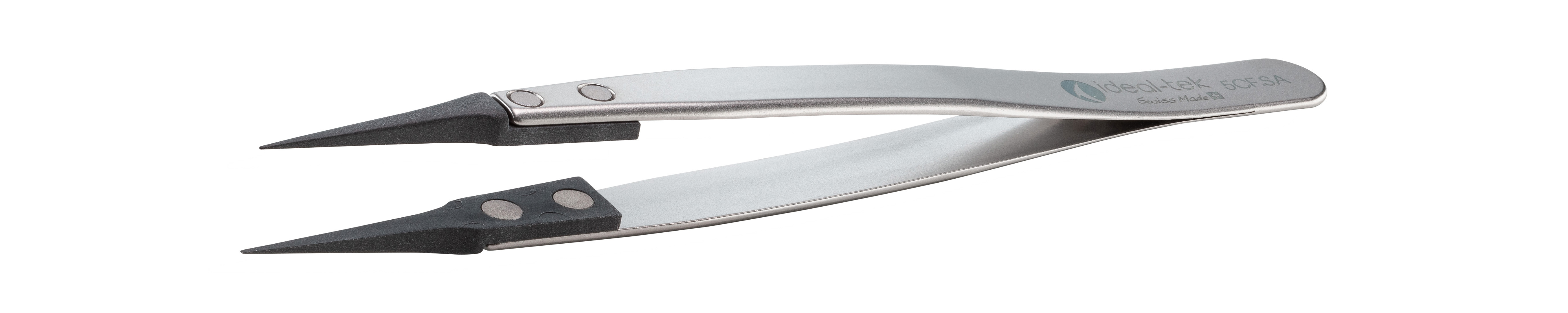 ideal-tek 130 mm, Stainless Steel, ESD Tweezers
