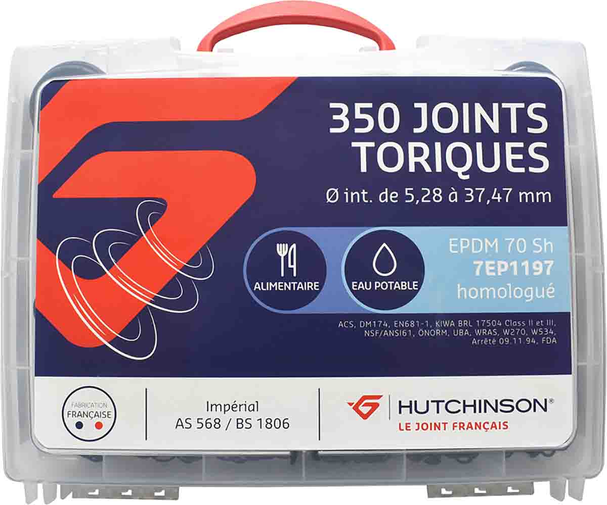Hutchinson Le Joint Français O-Ring Kits EPDM, Kit Contents O-Rings