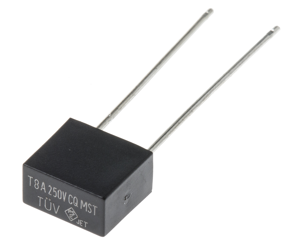 RS PRO PC Board Non Resettable Fuse, Radial 8A, 250V ac