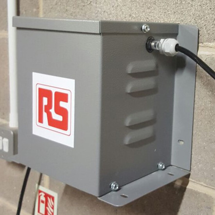 RS PRO 1.65 kVA Intermittent 5 Mins on 15 Mins off Site Transformer, 230V ac Primary, 110 (55V Secondary, 2 x 16A O/P