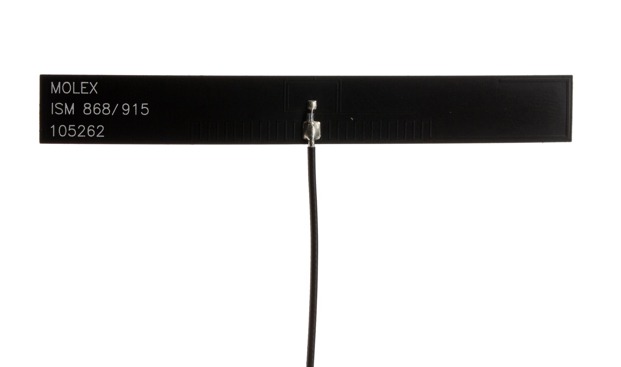 Molex 105262-0003 Square WiFi Antenna with UFL Connector, ISM Band