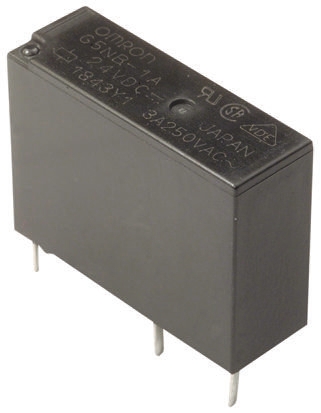 Omron PCB Mount Power Relay, 24V dc Coil, 3A Switching Current, SPST