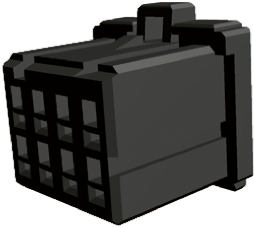 TE Connectivity, Dynamic 1000 Female Connector Housing, 2.5mm Pitch, 8 Way, 2 Row