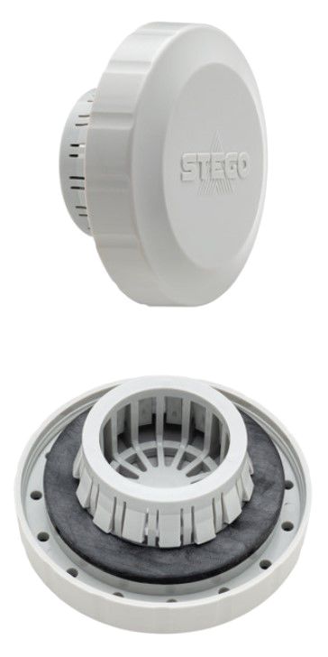 STEGO D284 Series M40 Pressure Relief Vent, 60 mm Dia., 37mm H, 60mm W, For Use With Enclosure