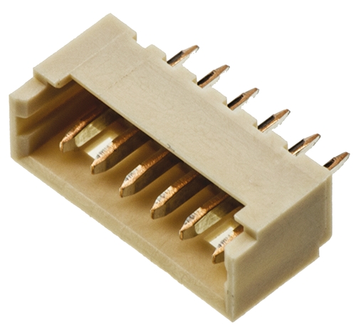 Molex PicoBlade Series Straight Through Hole PCB Header, 6 Contact(s), 1.25 mm Pitch, 1 Row, Shrouded