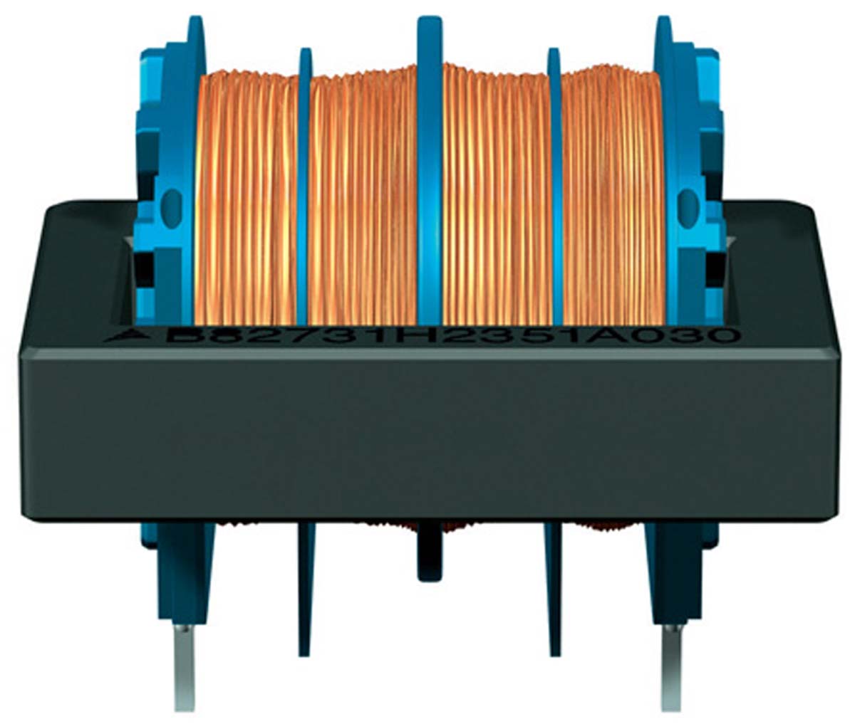 EPCOS 27 mH -30 → +50% Ferrite Power Line Choke, Max SRF:10kHz, 700mA Idc, 1Ω Rdc 250 V ac, B82731H
