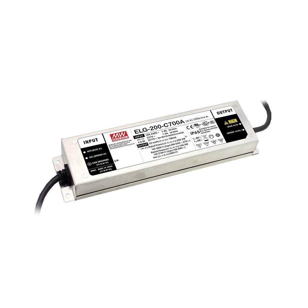 MEAN WELL LED Driver, 300V Output, 200W Output, 700mA Output, Constant Current